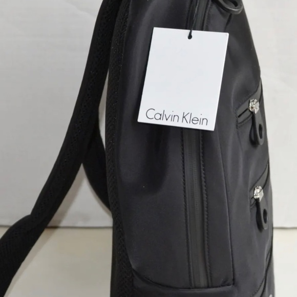 Calvin Klein  Athleisure Large Backpack Handbag Bag Black NWT MSRP$178